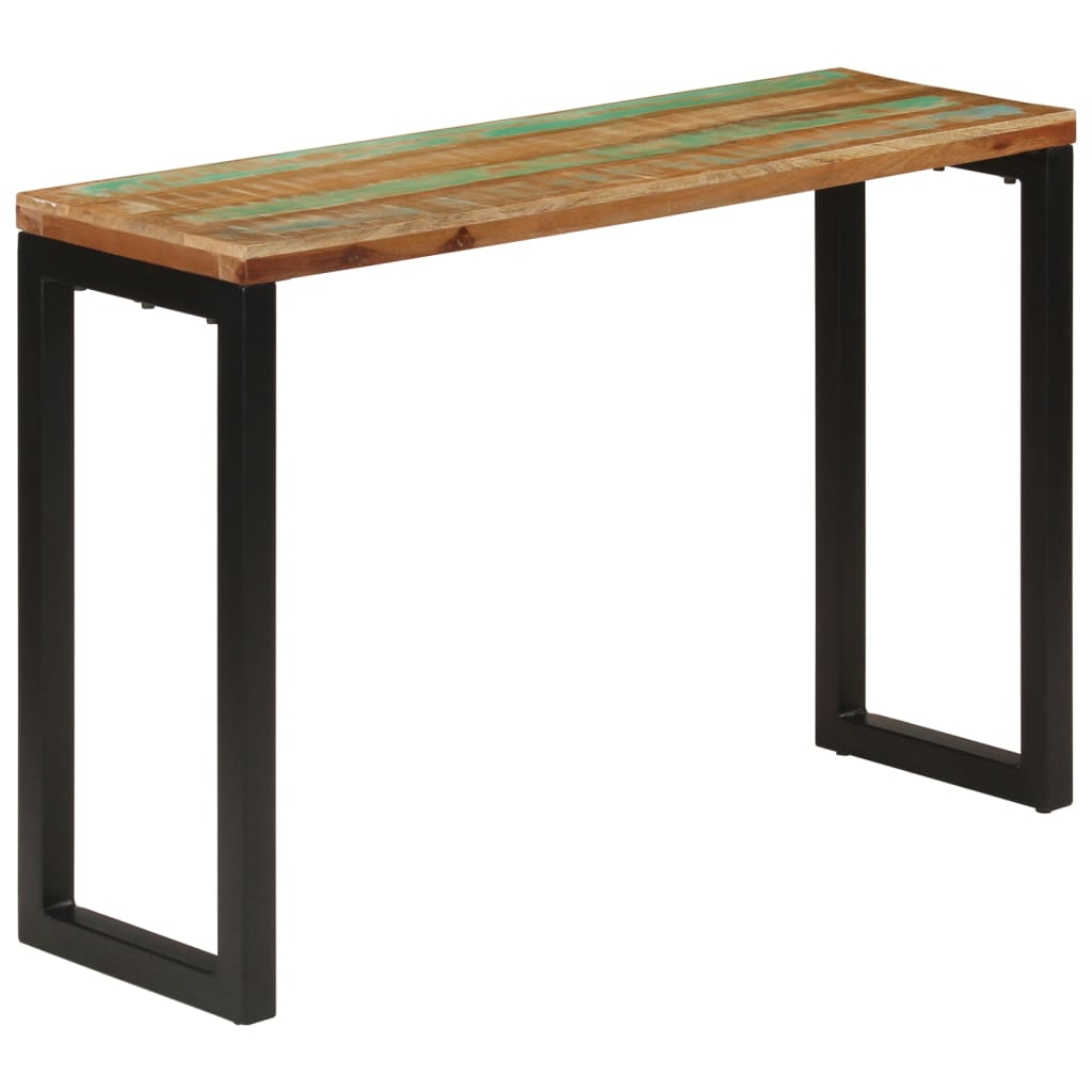 Wandtafel 110x35x75 cm massief gerecycled hout