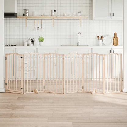 Hondenhek inklapbaar 6 panelen 300 cm populierenhout