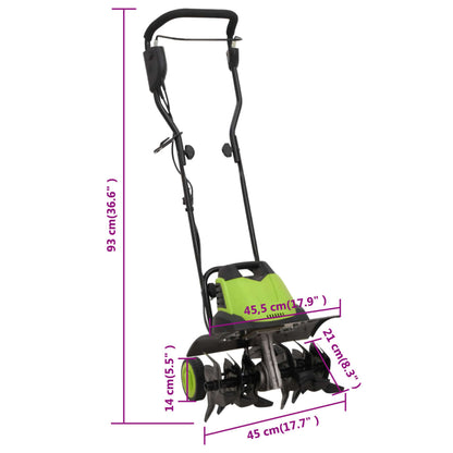 Tuinfrees met 6 messen elektrisch 1500 W