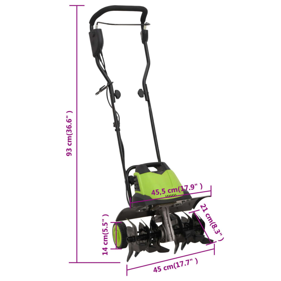 Tuinfrees met 6 messen elektrisch 1500 W