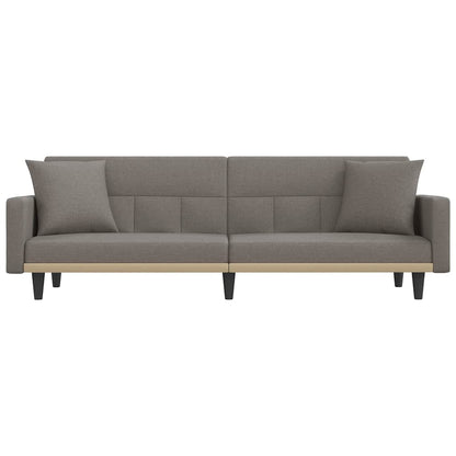 Slaapbank Met Kussens Stof Taupe