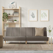 Slaapbank stof taupe