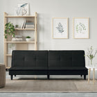 Sofa bed fabric black