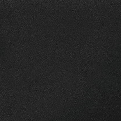 Slaapbank Met Bekerhouders Kunstleer Zwart