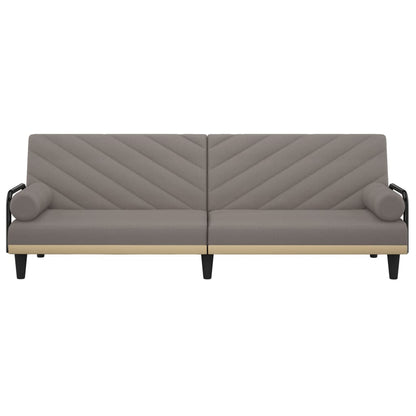 Slaapbank Met Armleuningen Stof Taupe