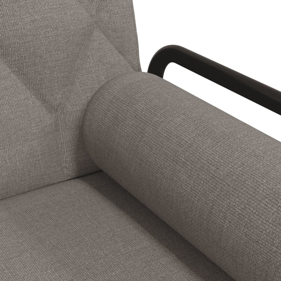 Slaapbank Met Armleuningen Stof Taupe