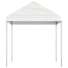 Prieel Met Dak 2,28X2,23X2,69 M Polyetheen Wit 2.28 x 2.23 x 2.69 m