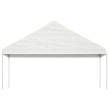 Prieel Met Dak 5,88X2,23X3,75 M Polyetheen Wit