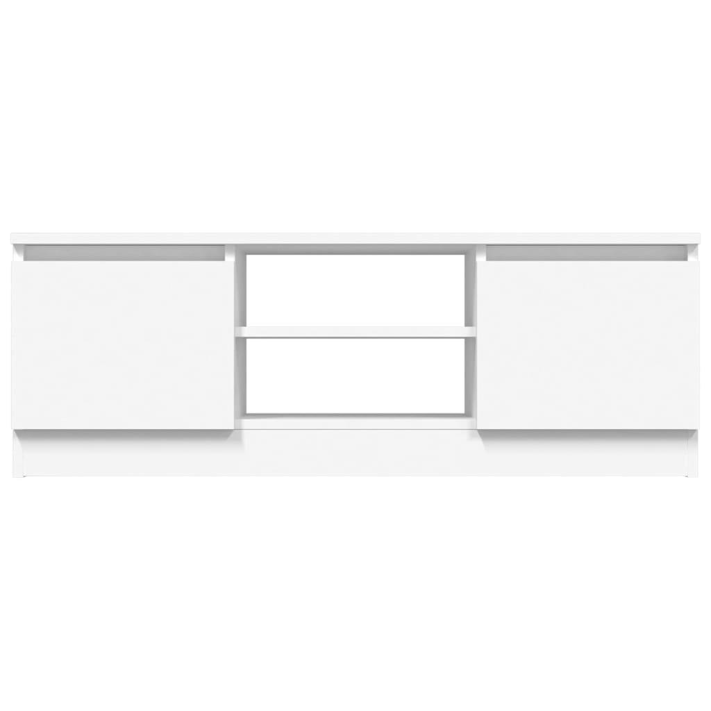 Tv-Meubel Met Deur 02X30X36 Cm Wit