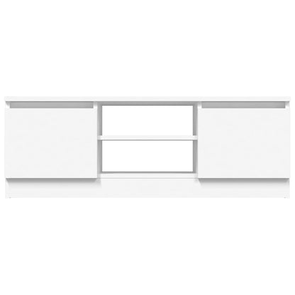 Tv-Meubel Met Deur 02X30X36 Cm Wit