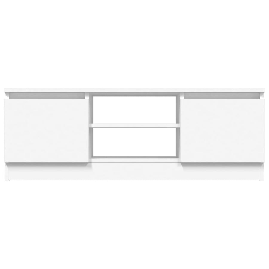 Tv-Meubel Met Deur 02X30X36 Cm Wit