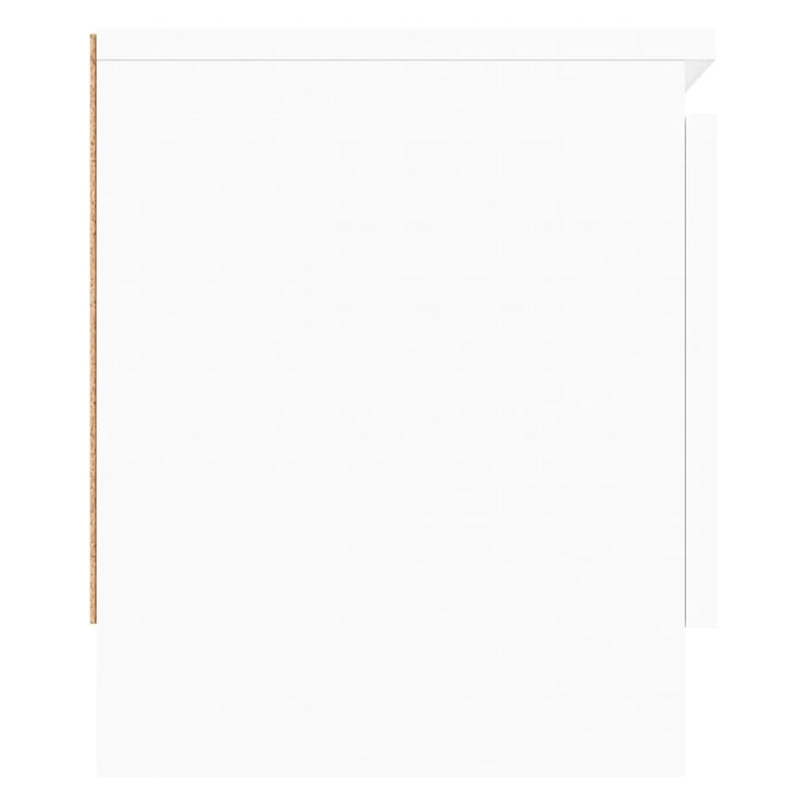 Tv-Meubel Met Deur 02X30X36 Cm Wit