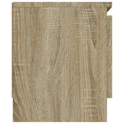 Tv-Meubel Met Deur 02X30X36 Cm Kleurig Sonoma eiken