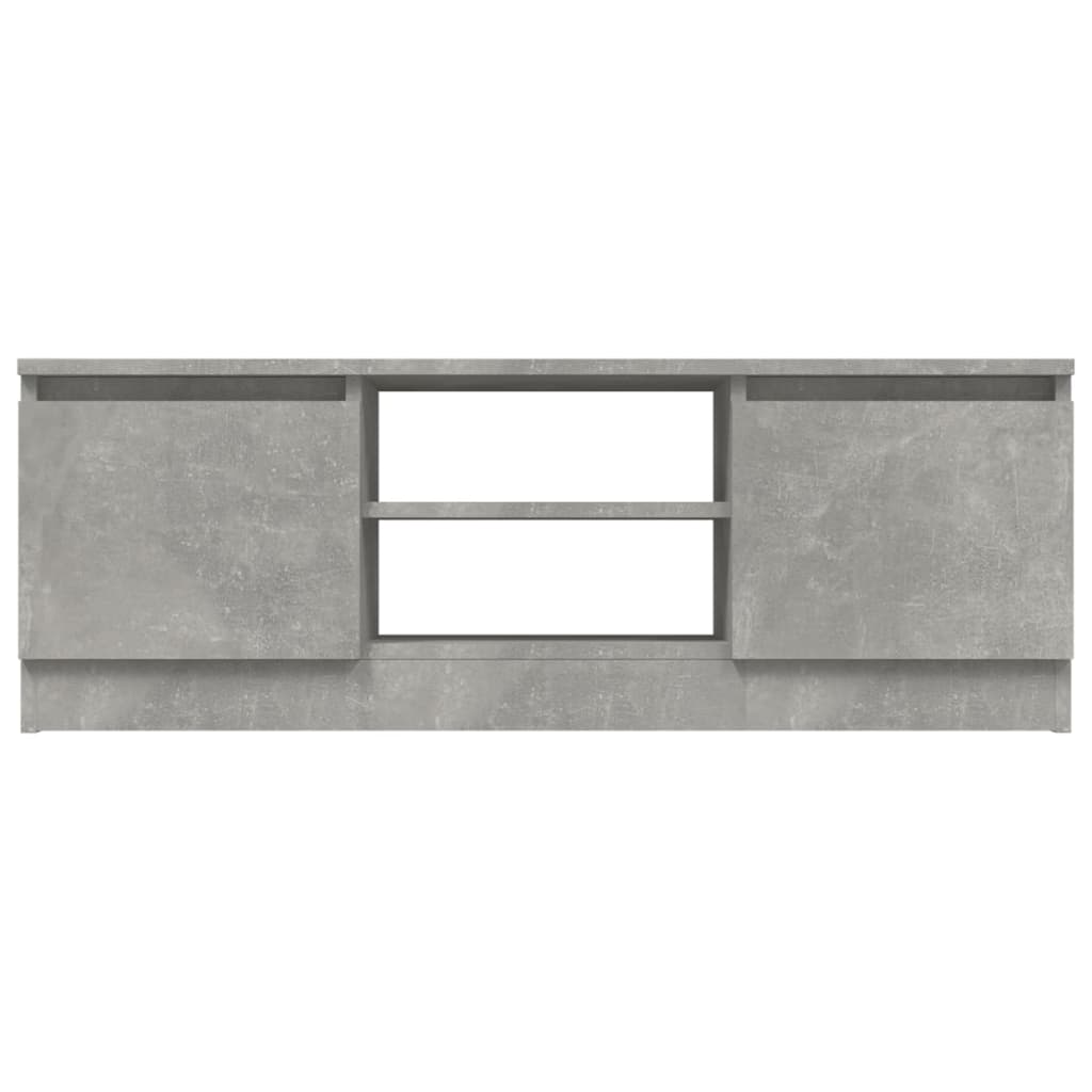 Tv-Meubel Met Deur 02X30X36 Cm Betongrijs