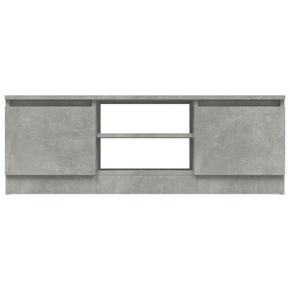 Tv-Meubel Met Deur 02X30X36 Cm Betongrijs