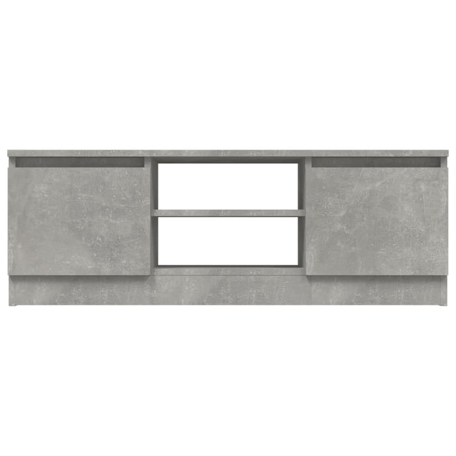 Tv-Meubel Met Deur 02X30X36 Cm Betongrijs