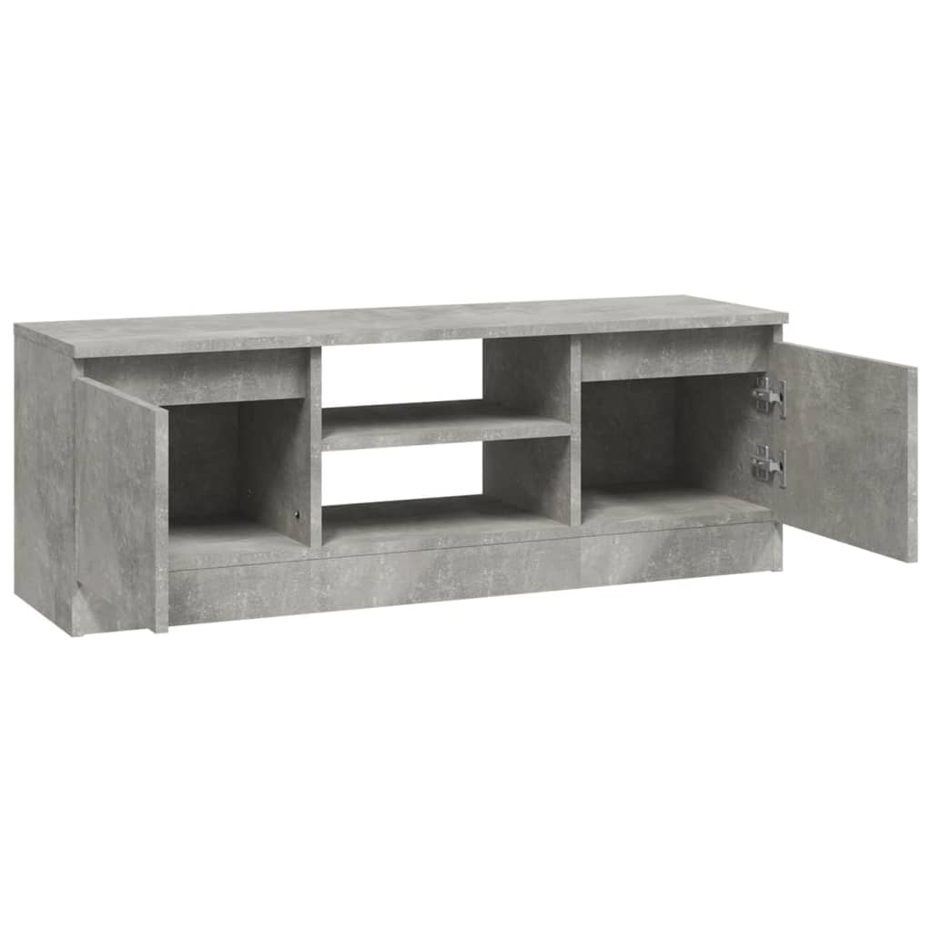Tv-Meubel Met Deur 02X30X36 Cm Betongrijs