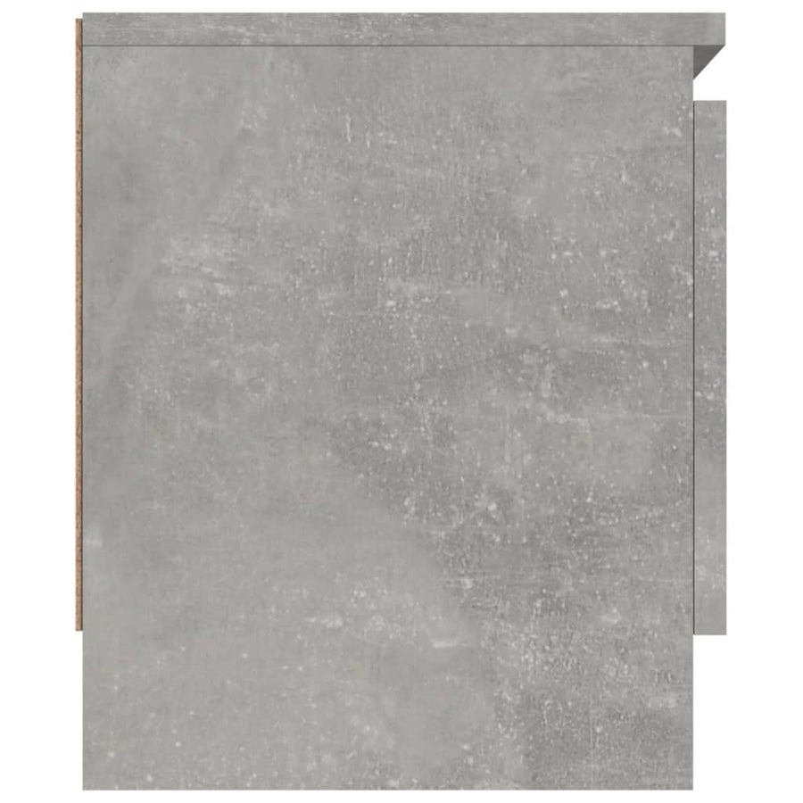 Tv-Meubel Met Deur 02X30X36 Cm Betongrijs