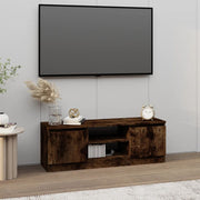 Tv-meubel 102x30x36 cm gerookt eiken