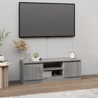 TV cabinet with door 102x30x36 cm grey Sonoma oak colour