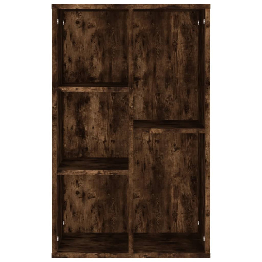 Boekenkast/Dressoir 50X25X80 Cm Bewerkt Hout Kleur Gerookt eiken