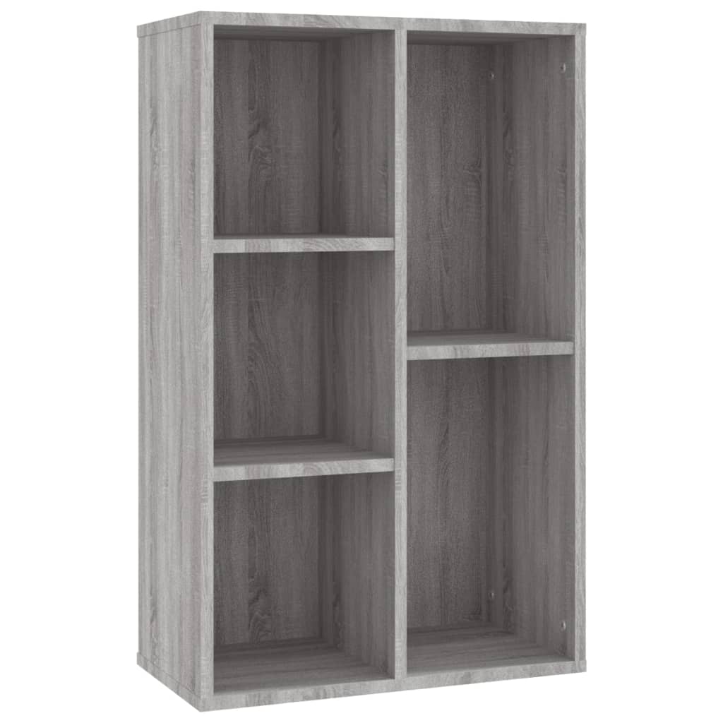 Boekenkast/Dressoir 50X25X80 Cm Bewerkt Hout Sonoma Grijs Grijs sonoma