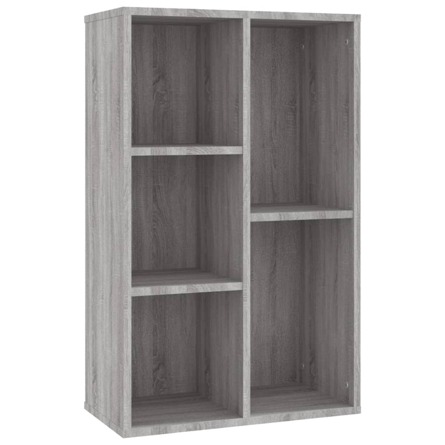 Boekenkast/Dressoir 50X25X80 Cm Bewerkt Hout Sonoma Grijs Grijs sonoma