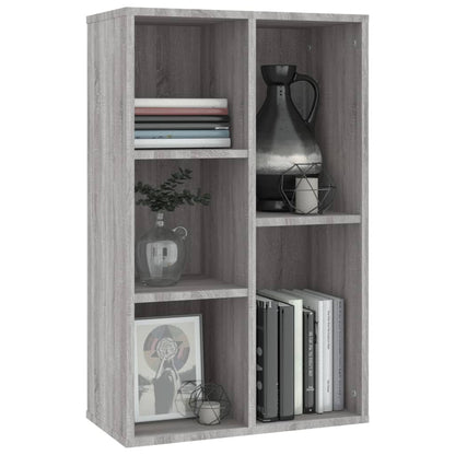 Boekenkast/Dressoir 50X25X80 Cm Bewerkt Hout Sonoma Grijs Grijs sonoma