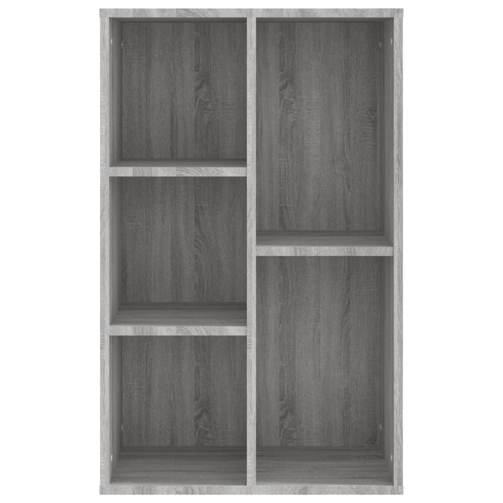 Boekenkast/Dressoir 50X25X80 Cm Bewerkt Hout Sonoma Grijs Grijs sonoma