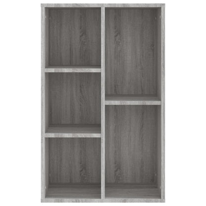 Boekenkast/Dressoir 50X25X80 Cm Bewerkt Hout Sonoma Grijs Grijs sonoma