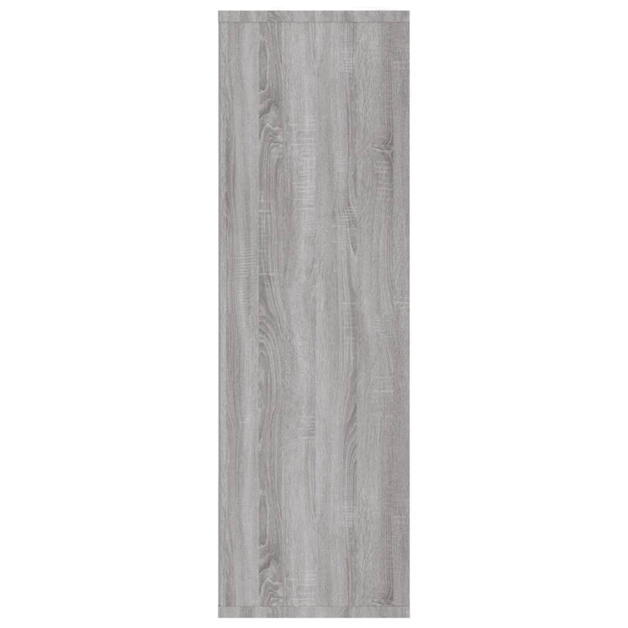 Boekenkast/Dressoir 50X25X80 Cm Bewerkt Hout Sonoma Grijs Grijs sonoma