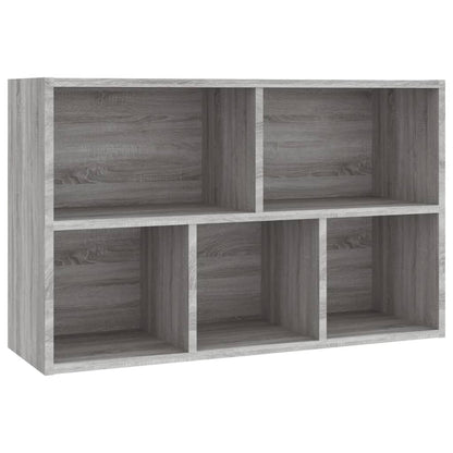 Boekenkast/Dressoir 50X25X80 Cm Bewerkt Hout Sonoma Grijs Grijs sonoma