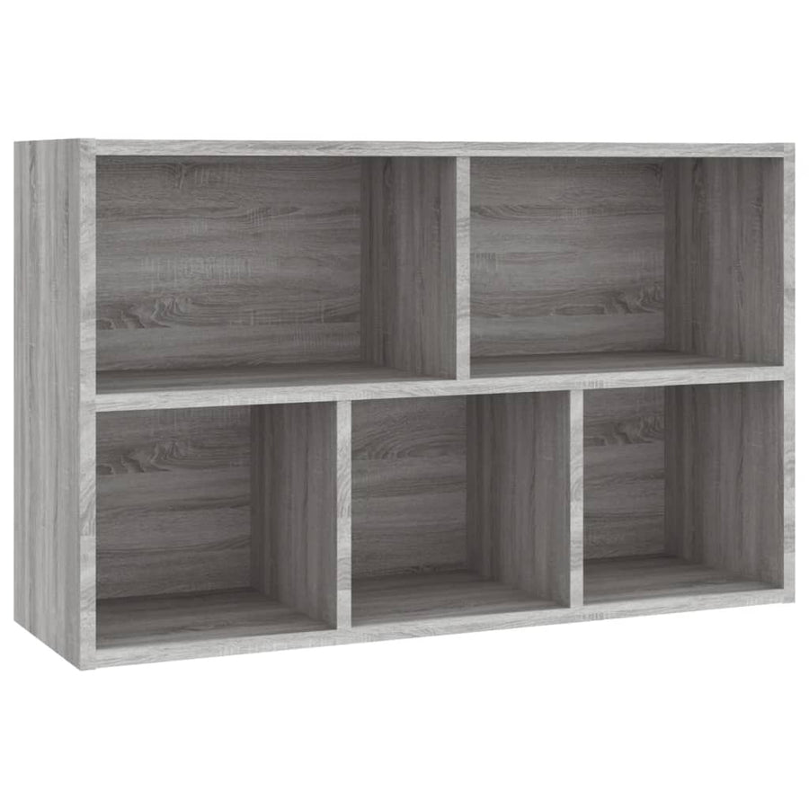 Boekenkast/Dressoir 50X25X80 Cm Bewerkt Hout Sonoma Grijs Grijs sonoma
