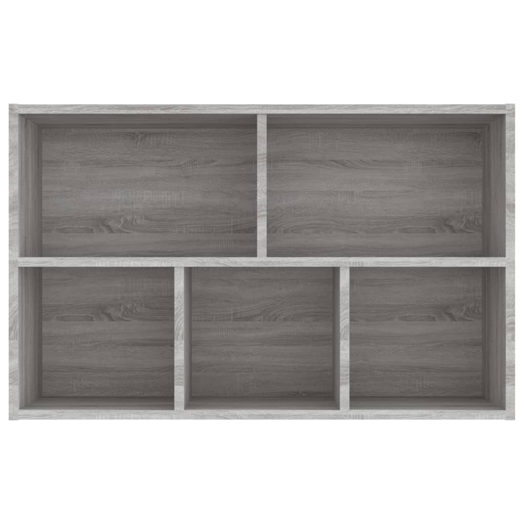 Boekenkast/Dressoir 50X25X80 Cm Bewerkt Hout Sonoma Grijs Grijs sonoma