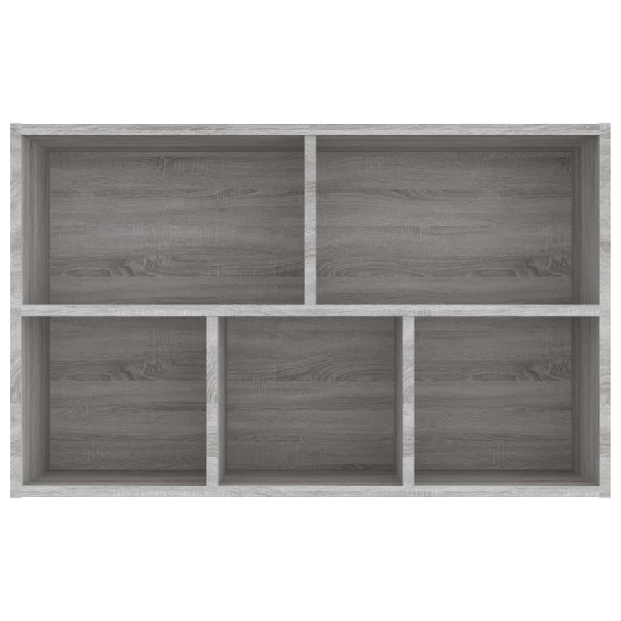 Boekenkast/Dressoir 50X25X80 Cm Bewerkt Hout Sonoma Grijs Grijs sonoma