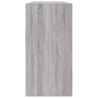 Boekenkast/Dressoir 50X25X80 Cm Bewerkt Hout Sonoma Grijs Grijs sonoma