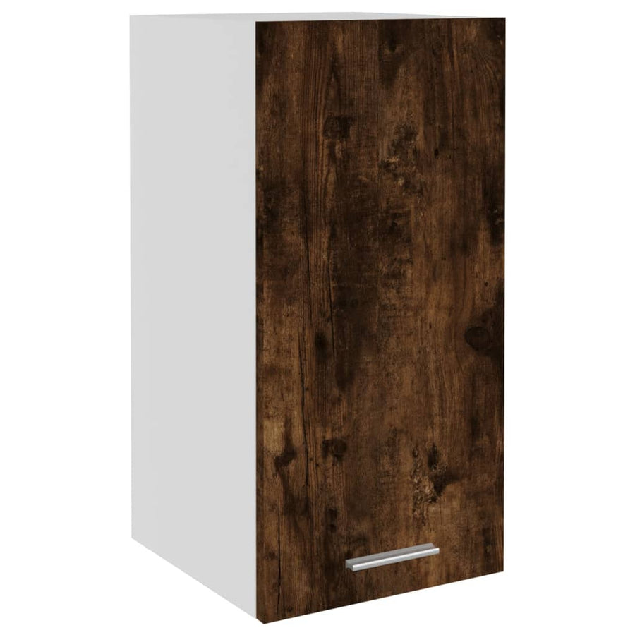 Hangkast 29,5x31x60 cm bewerkt hout gerookt eikenkleurig Gerookt eiken