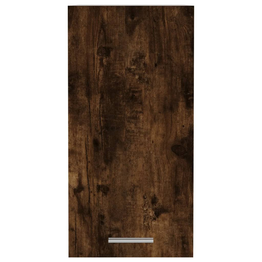 Hangkast 29,5x31x60 cm bewerkt hout gerookt eikenkleurig Gerookt eiken