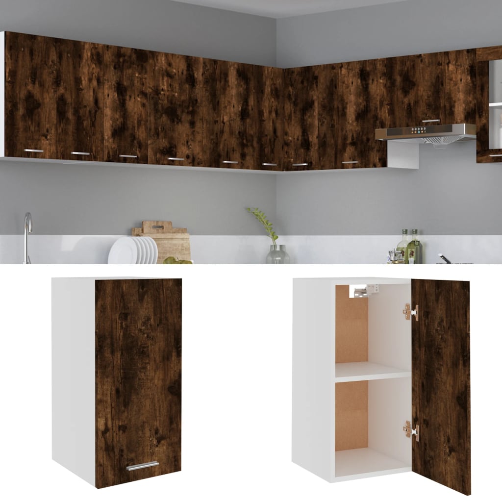 Hangkast 80x31x60 cm bewerkt hout sonoma eikenkleurig Hangkast 80x31x60 cm bewerkt hout sonoma eikenkleurig
