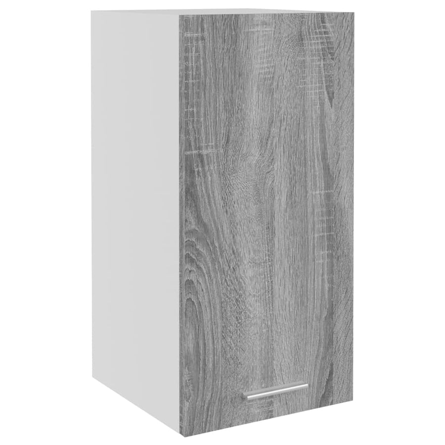 Hangkast 29,5x31x60 cm bewerkt hout grijs sonoma eikenkleurig Grijs sonoma