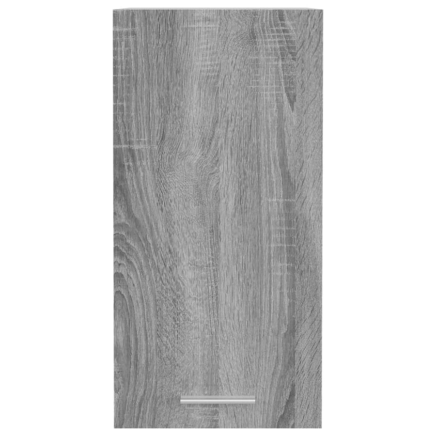 Hangkast 29,5x31x60 cm bewerkt hout grijs sonoma eikenkleurig Grijs sonoma