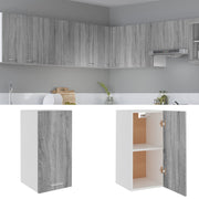 Bovenkast 29,5x31x60 cm grijs sonoma eiken
