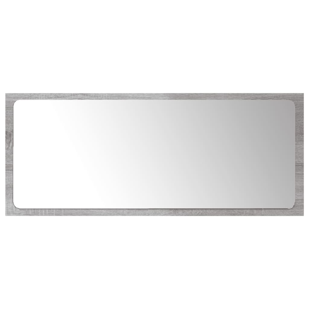 2-delige Badkamermeubelset bewerkt hout grijs sonoma eikenkleur Grijs sonoma