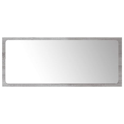 2-delige Badkamermeubelset bewerkt hout grijs sonoma eikenkleur Grijs sonoma