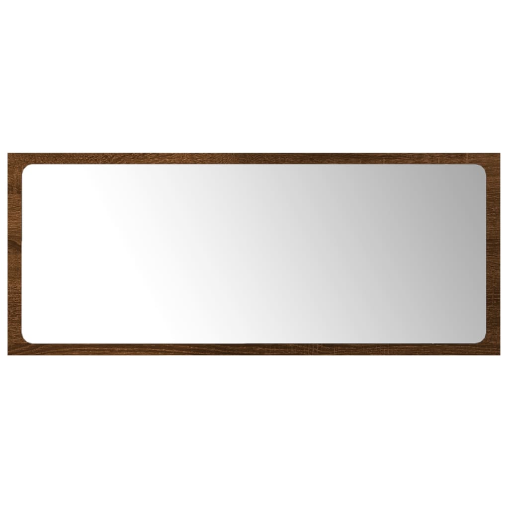 2-delige Badkamermeubelset bewerkt hout bruin eikenkleur Bruineiken