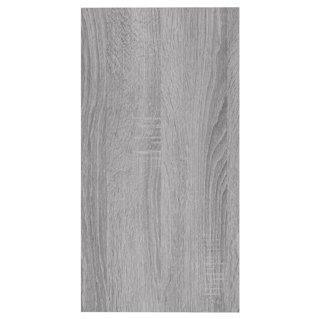 Bijzettafel 50X26X50 Cm Bewerkt Hout Eikenkleurig Grijs sonoma
