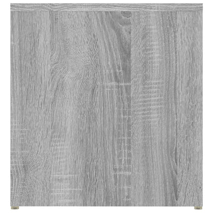 Bijzettafel 59X36X38 Cm Bewerkt Hout Eikenkleurig Grijs sonoma