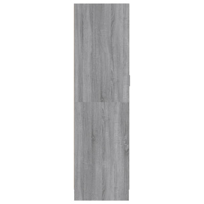 Kledingkast 82,5x51,5x180 cm bewerkt hout grijs sonoma eiken