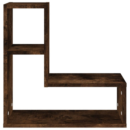Wandschappen 2 St 50X15X50 Cm Bewerkt Hout Gerookt Eikenkleurig
