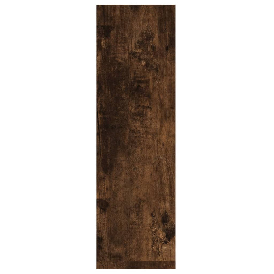 Wandschappen 2 St 50X15X50 Cm Bewerkt Hout Gerookt Eikenkleurig